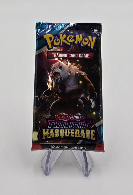 2024 Pokemon Scarlet & Violet Twilight Masquerade Booster Pack (10 cards)