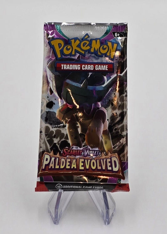 2024 Pokemon Scarlet & Violet Paldea Evolved Booster Pack (10 cards)