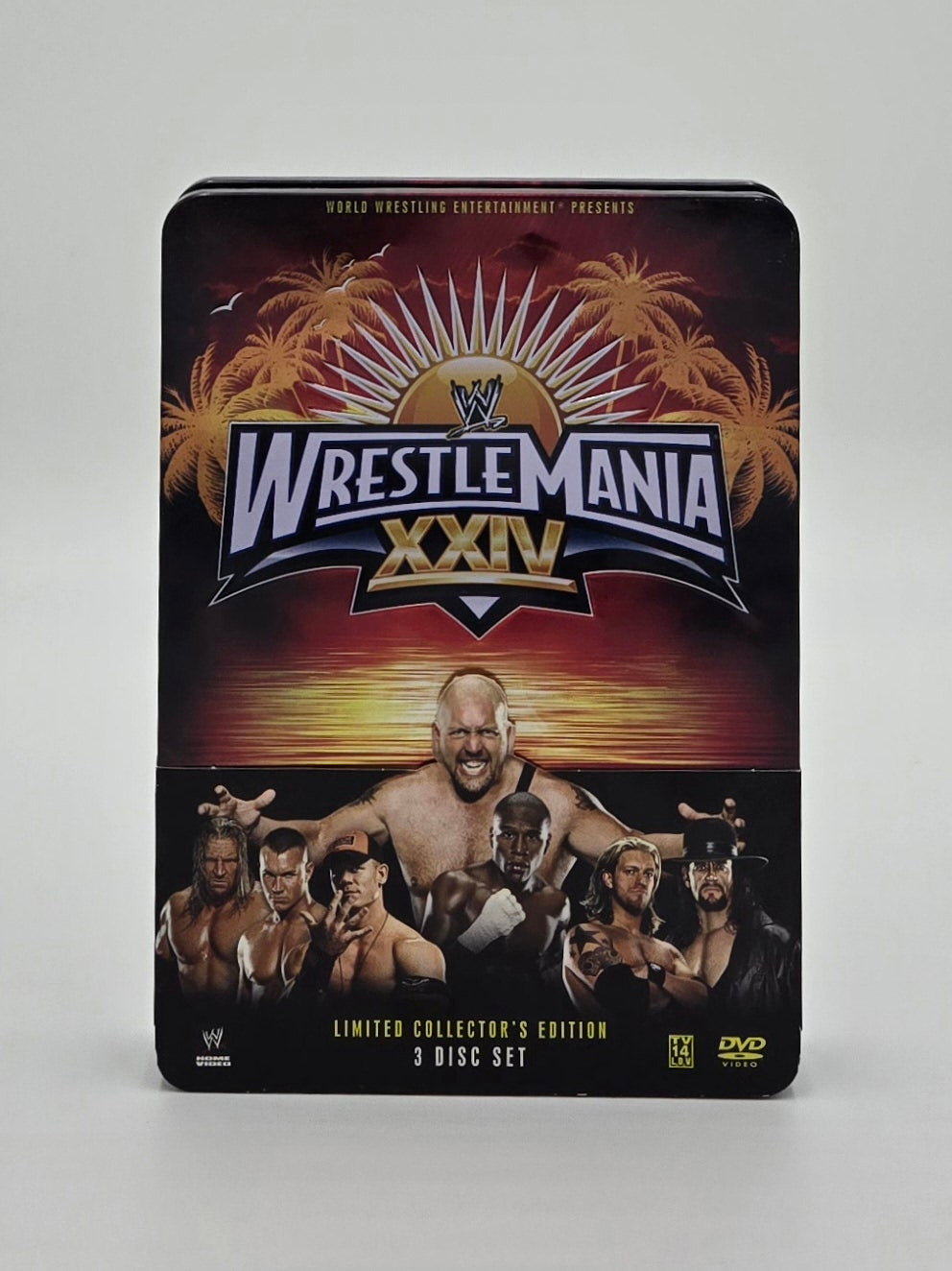 2008 WWE Wrestlemania XXIV Limited Collector's Edition 3-Disc DVD Set