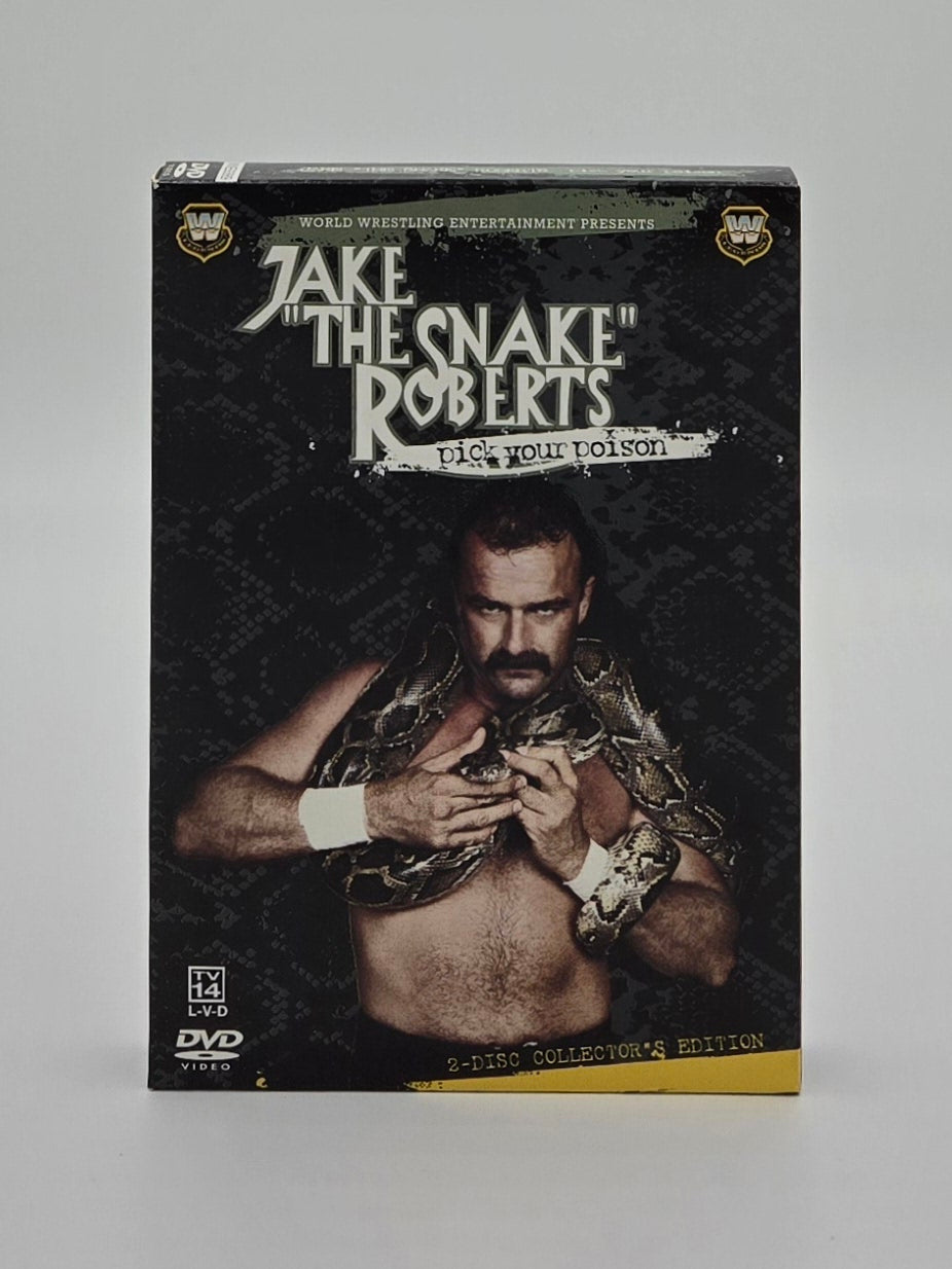 2005 WWE Jake "The Snake" Roberts: Pick Your Poison Collector's Edition 2-Disc DVD Set