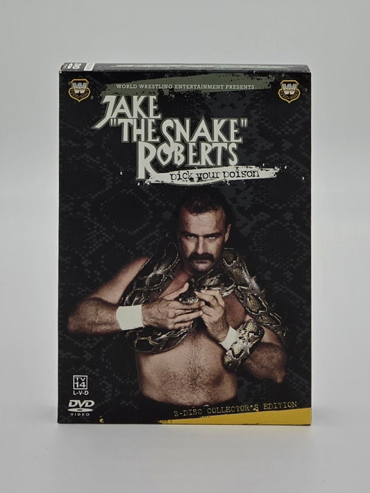 2005 WWE Jake "The Snake" Roberts: Pick Your Poison Collector's Edition 2-Disc DVD Set