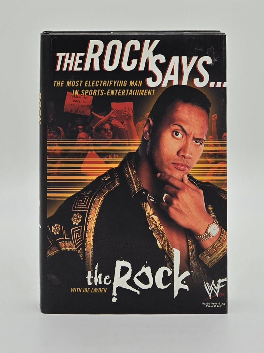 2000 The Rock Says... by Dwayne "The Rock" Johnson with Joe Layden Hardcover Book