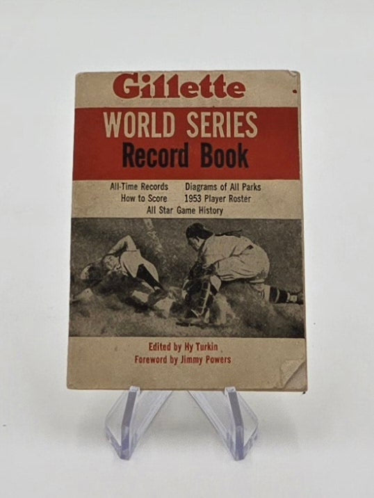 1953 Gillette MLB World Series Record Pocket Size Book Very Rare