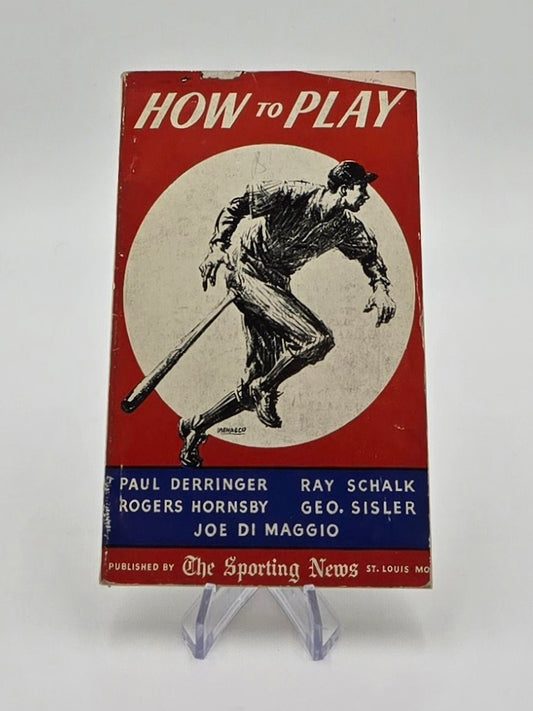 1941 The Sporting News How to Play Baseball Vintage Guide Joe Dimaggio Rare