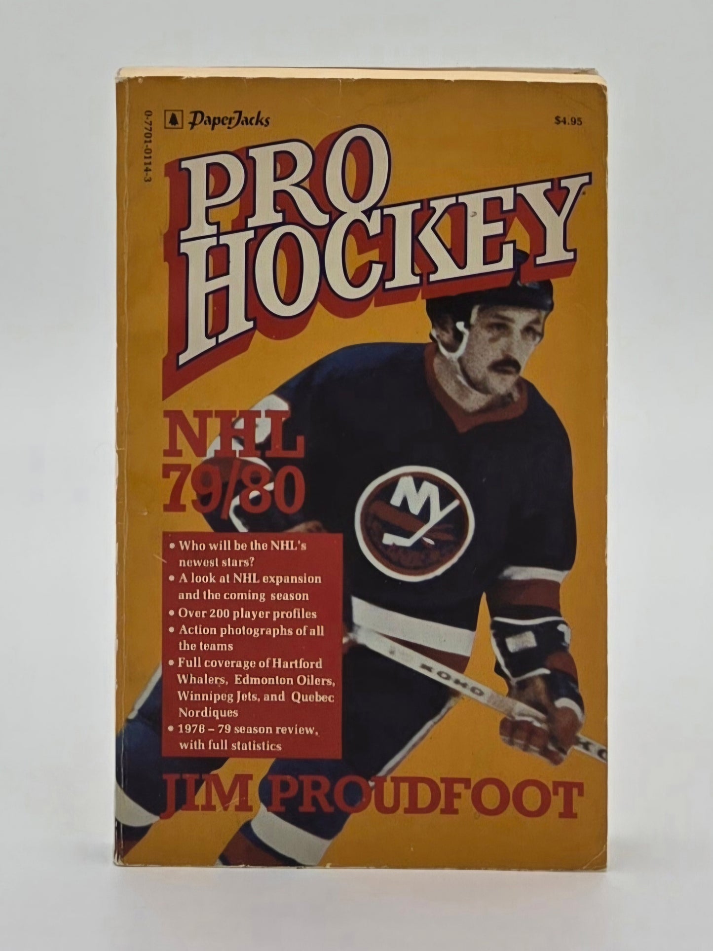 1979/80 Jim Proudfoot Pro NHL Hockey Paperback Book Brian Trottier