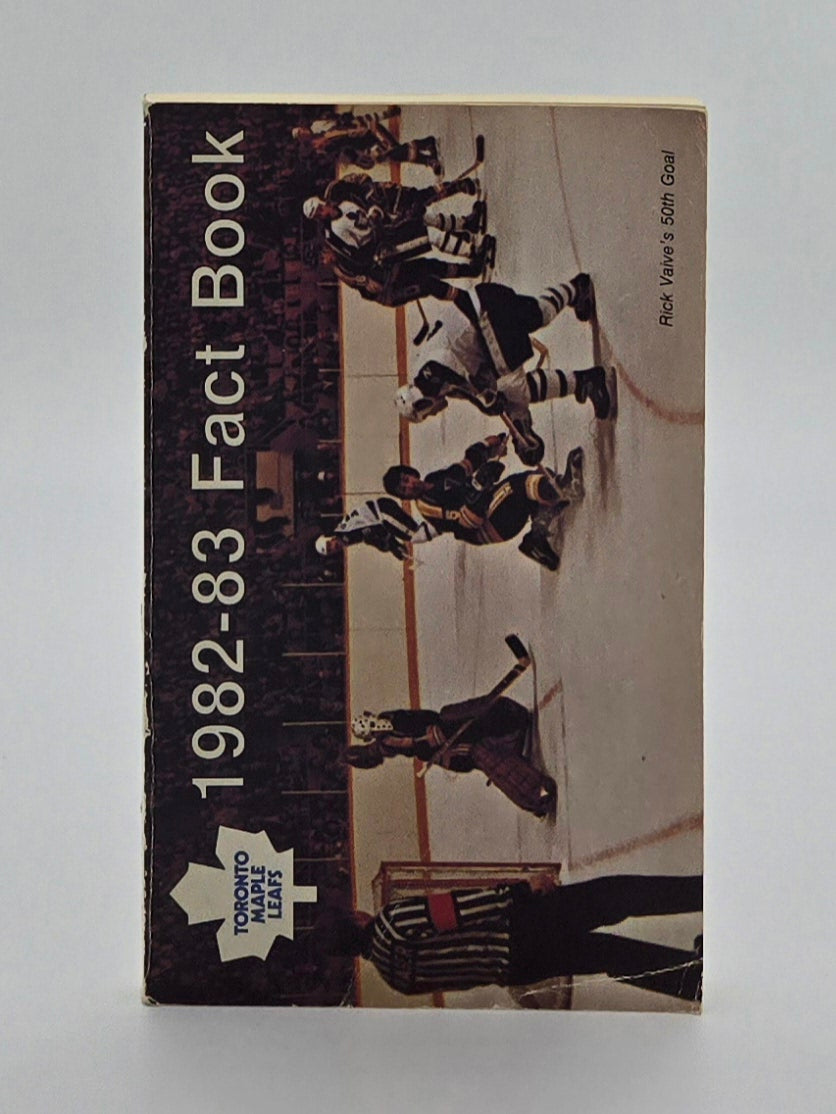 1982/83 Toronto Maple Leafs NHL Hockey Fact Book