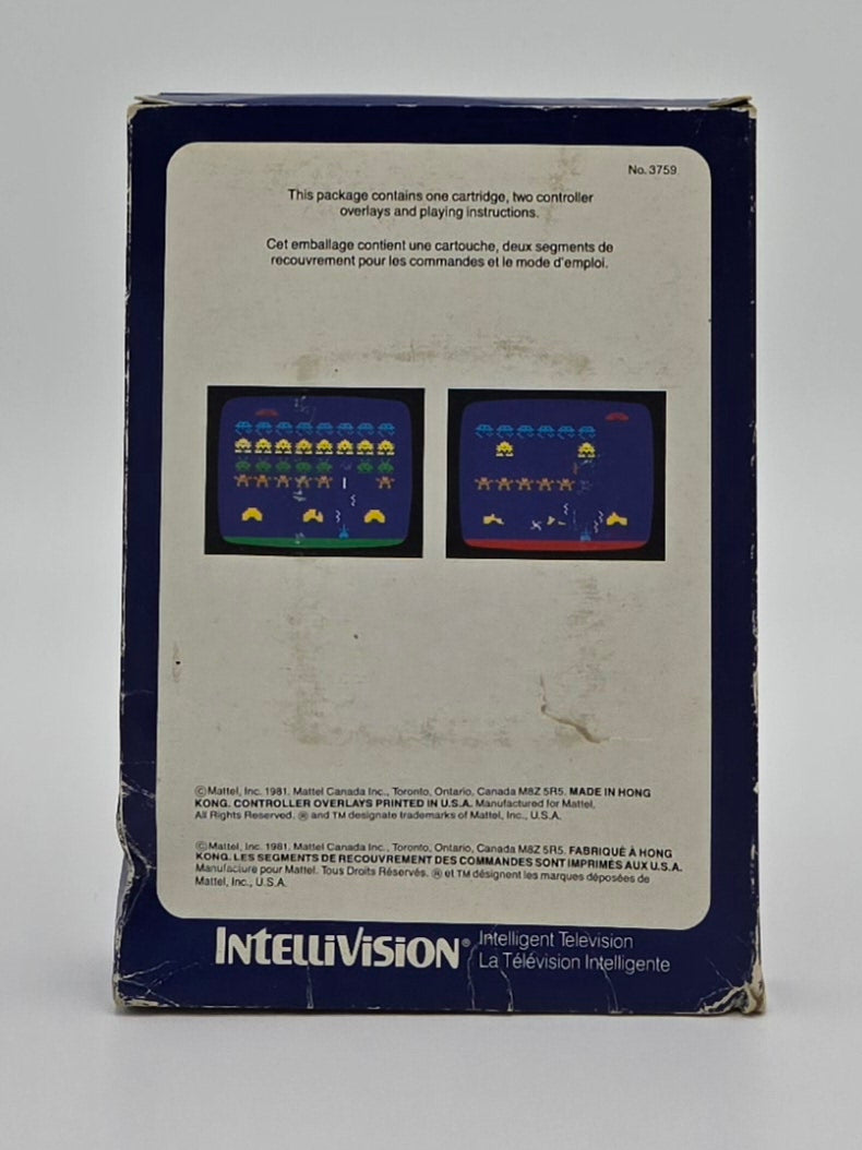 1981 Intellivision Space Armada Video Game Cartridge In Box