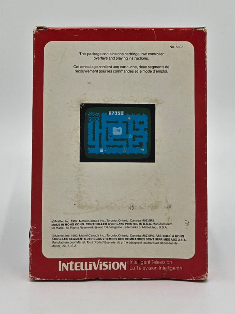 1982 Intellivision Night Stalker Video Game Cartridge In Box