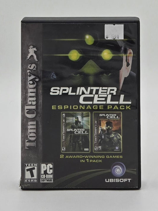 2005 Ubisoft Tom Clancy's Splinter Cell Espionage Pack PC Video Game 6-Disc Set In Box