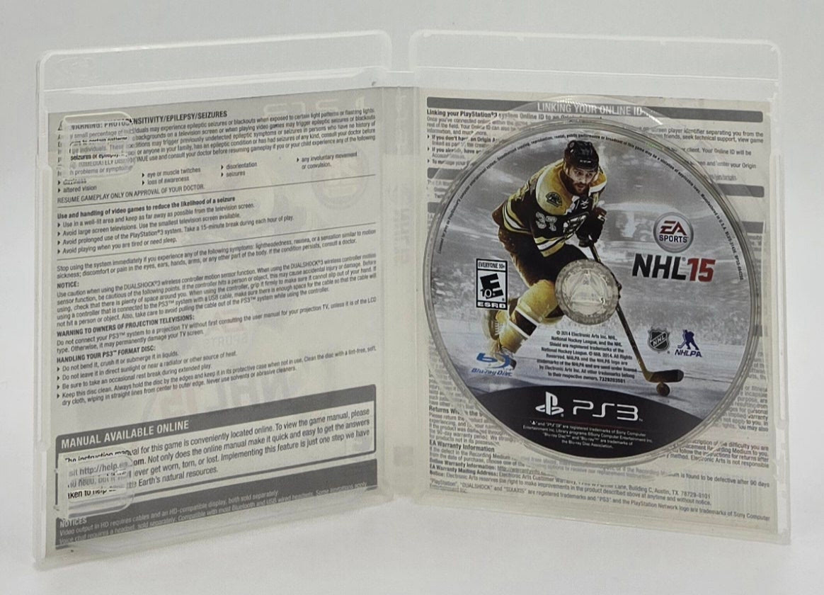 EA Sports NHL '15 Playstation 3 Video Game Disc In Box