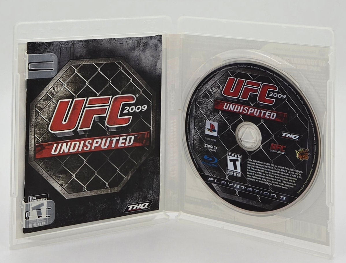 THQ Ultimate Fighting Championship 2009: Undisputed Playstation 3 Video Game Disc In Box