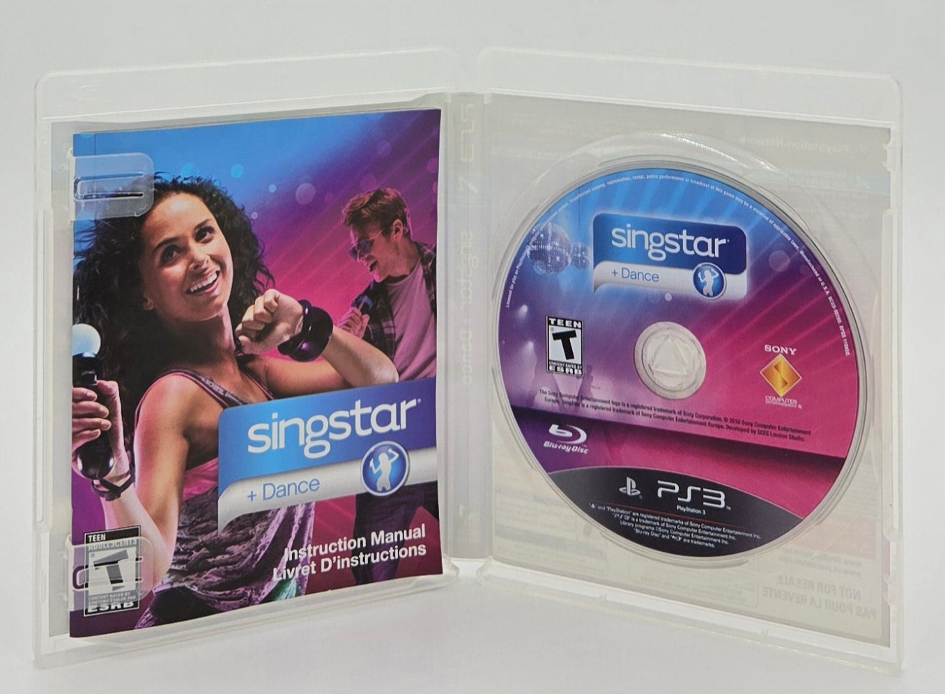 2010 Sony Singstar + Dance Playstation 3 Video Game Disc In Box