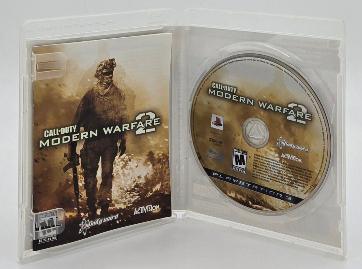 2009 Activision Call of Duty: Modern Warfare 2 Playstation 3 Video Game Disc In Box