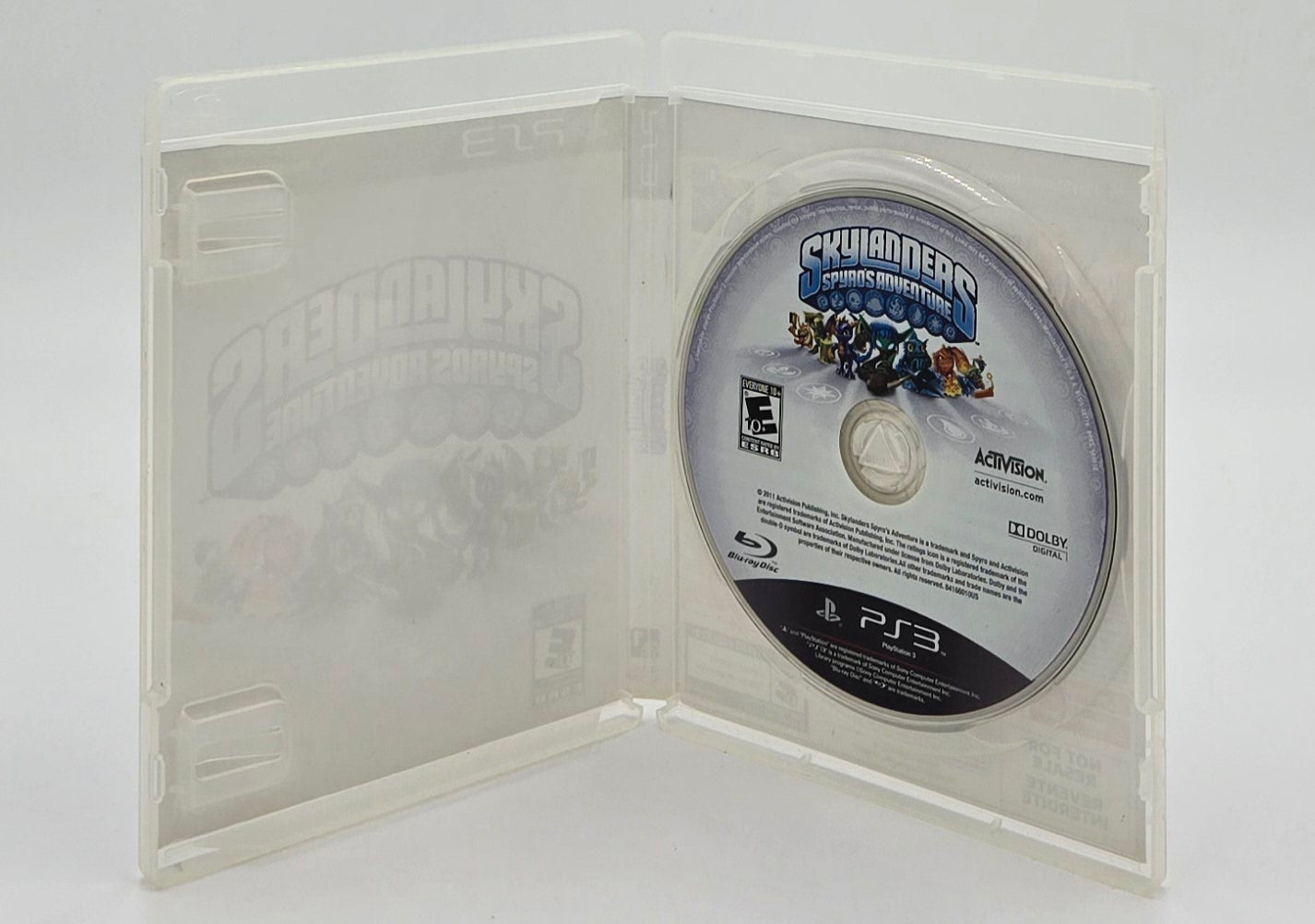 2011 Activision Skylanders: Spyro's Adventure Playstation 3 Video Game Disc In Box