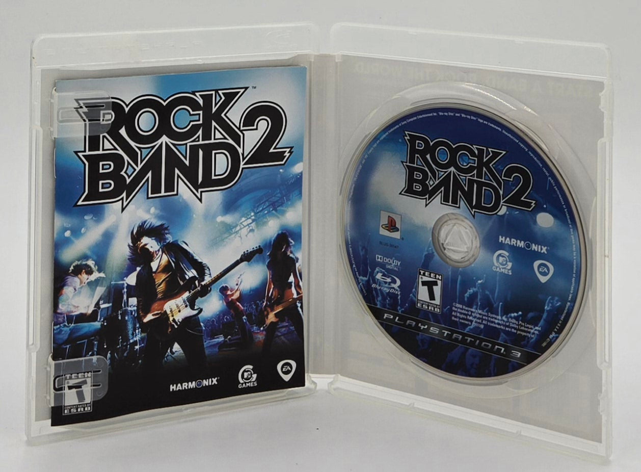 2008 Rock Band 2 Playstation 3 Video Game Disc In Box