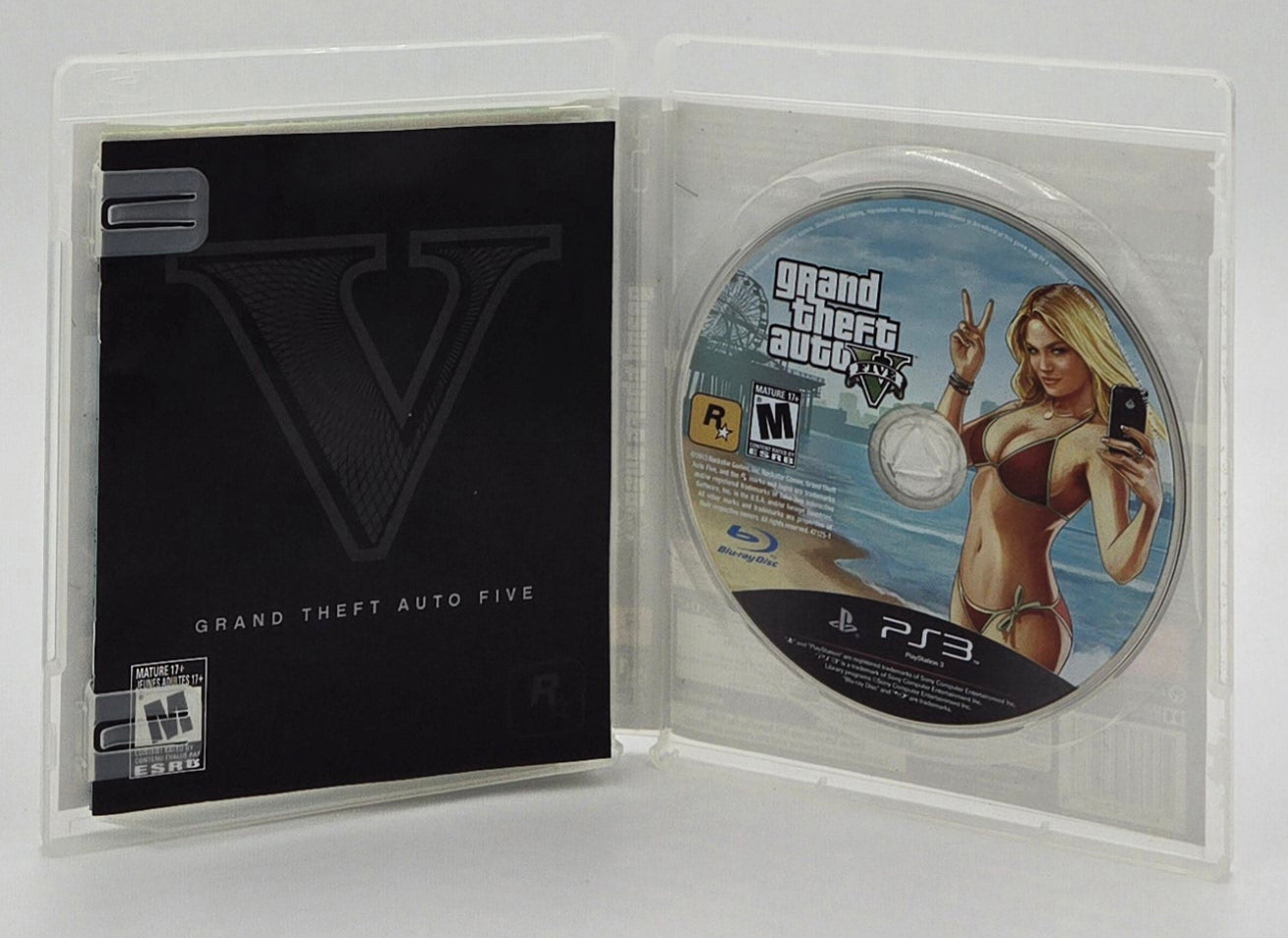 2013 Grand Theft Auto V Playstation 3 Video Game Disc In Box