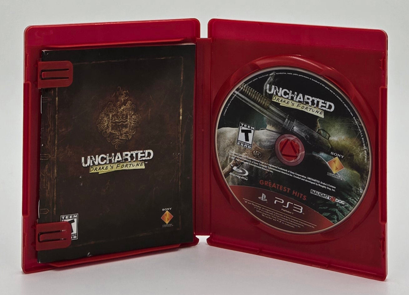 2007 Uncharted: Drake's Fortune Playstation 3 Video Game Disc In Box