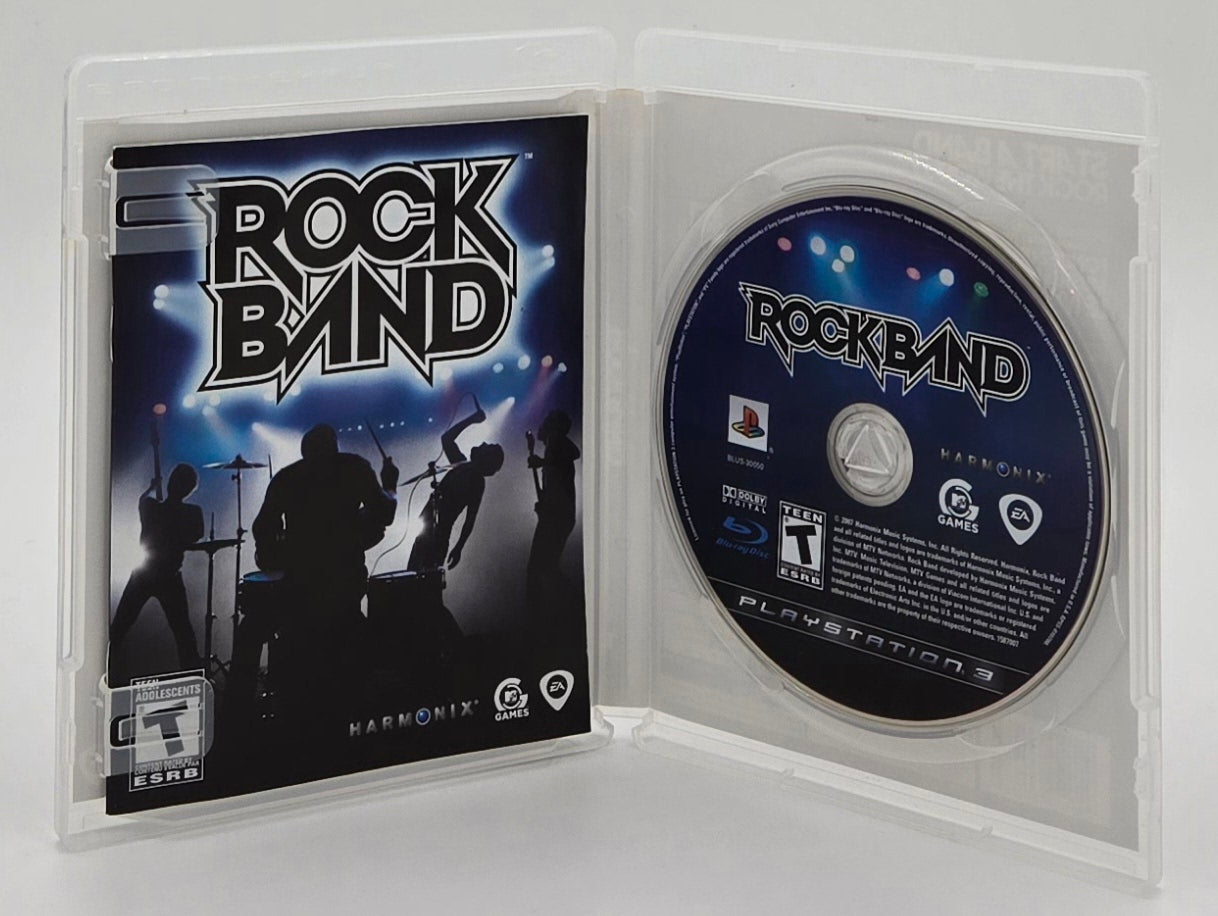 2007 Rock Band Playstation 3 Video Game Disc In Box