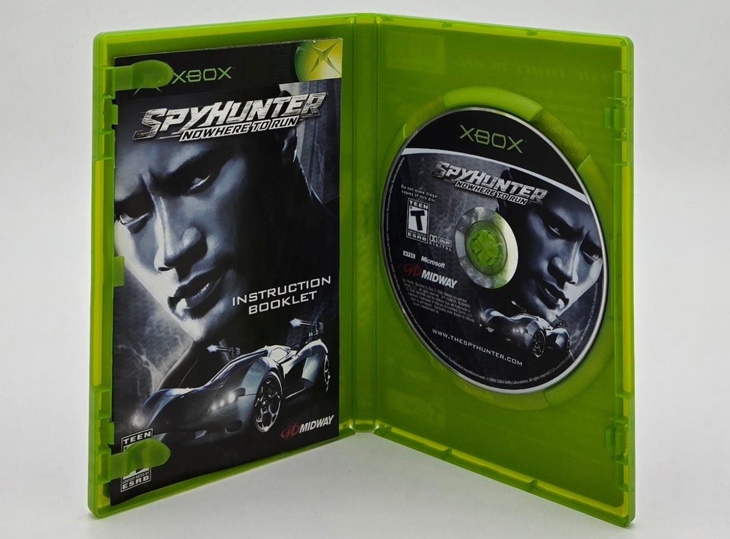 2006 Midway Amusement SpyHunter: Nowhere to Run Xbox Video Game Disc In Box