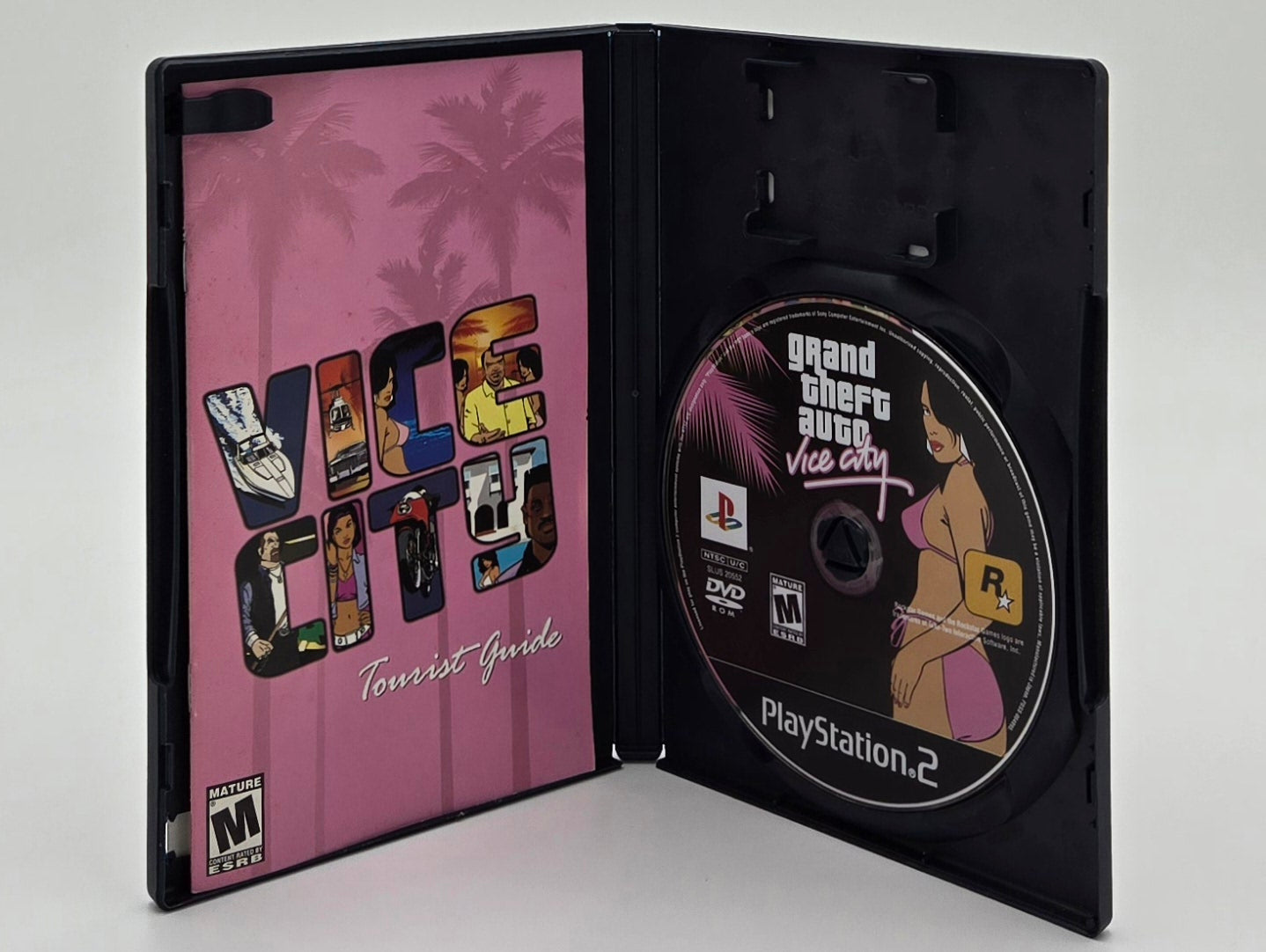 2002 Grand Theft Auto: Vice City Playstation 2 Video Game Disc In Box