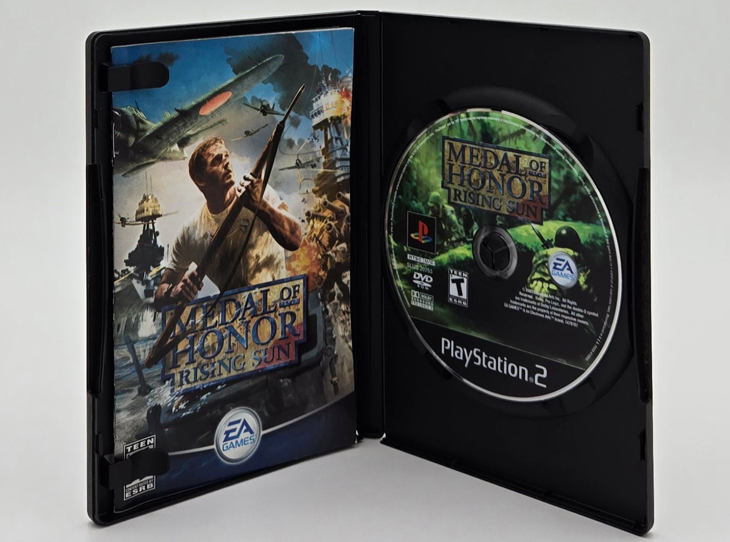 2003 EA Medal of Honor: Rising Sun Playstation 2 Video Game Disc In Box