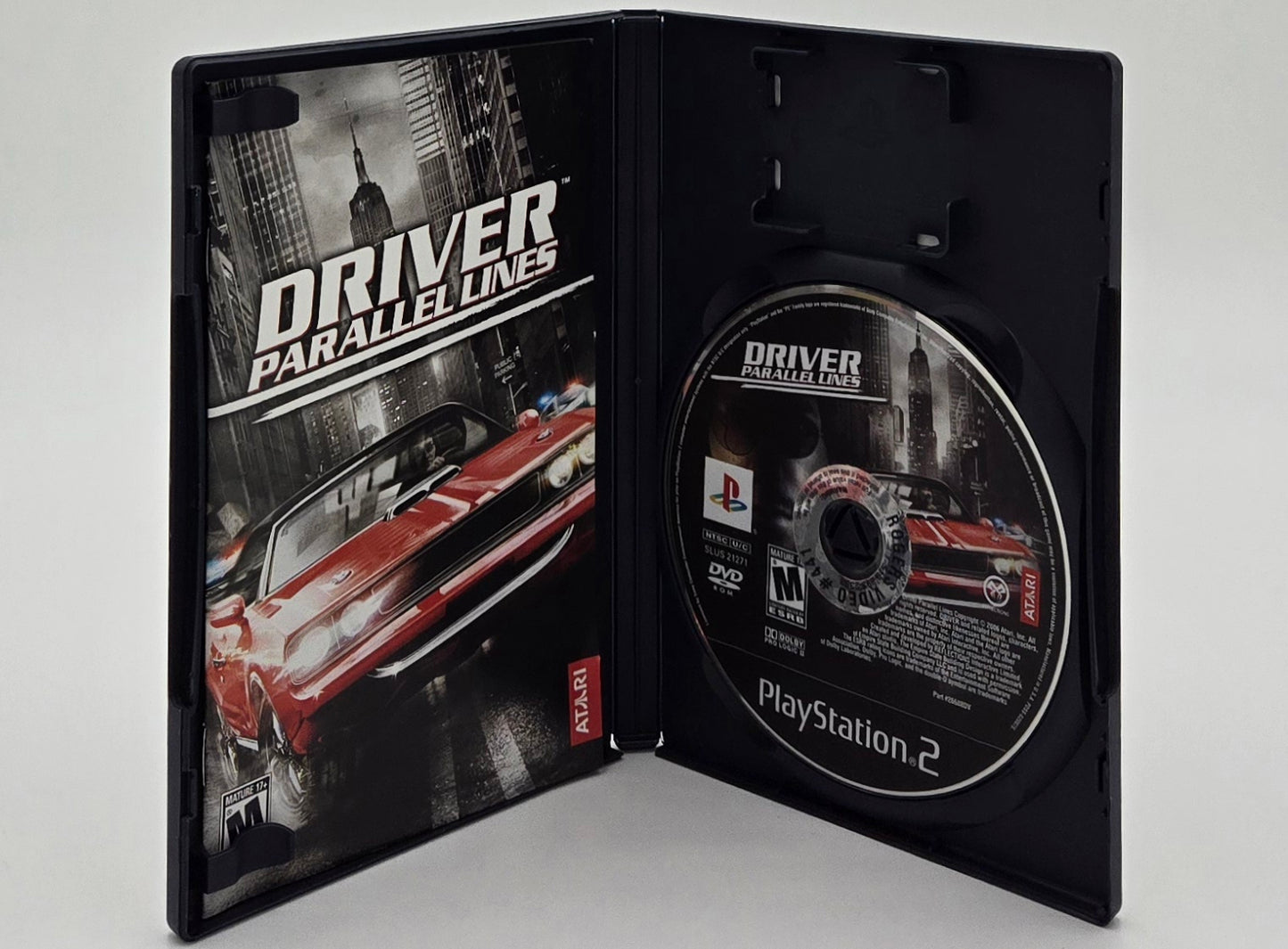 2006 Atari Driver: Parallel Lines Playstation 2 Video Game Disc In Box