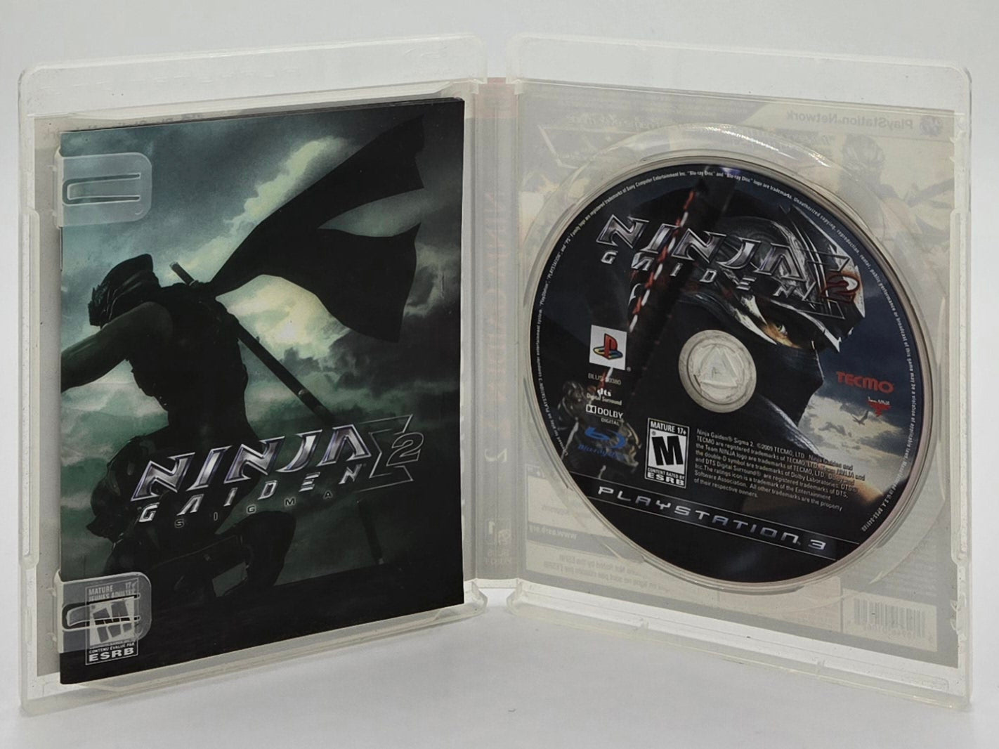 2009 Ninja Gaiden Sigma 2 Playstation 3 Video Game Disc In Box