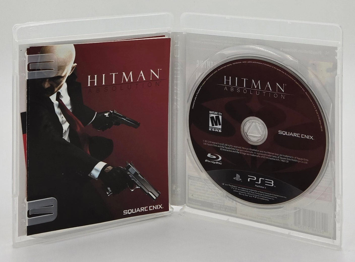 2012 Hitman: Absolution Playstation 3 Video Game Disc In Box