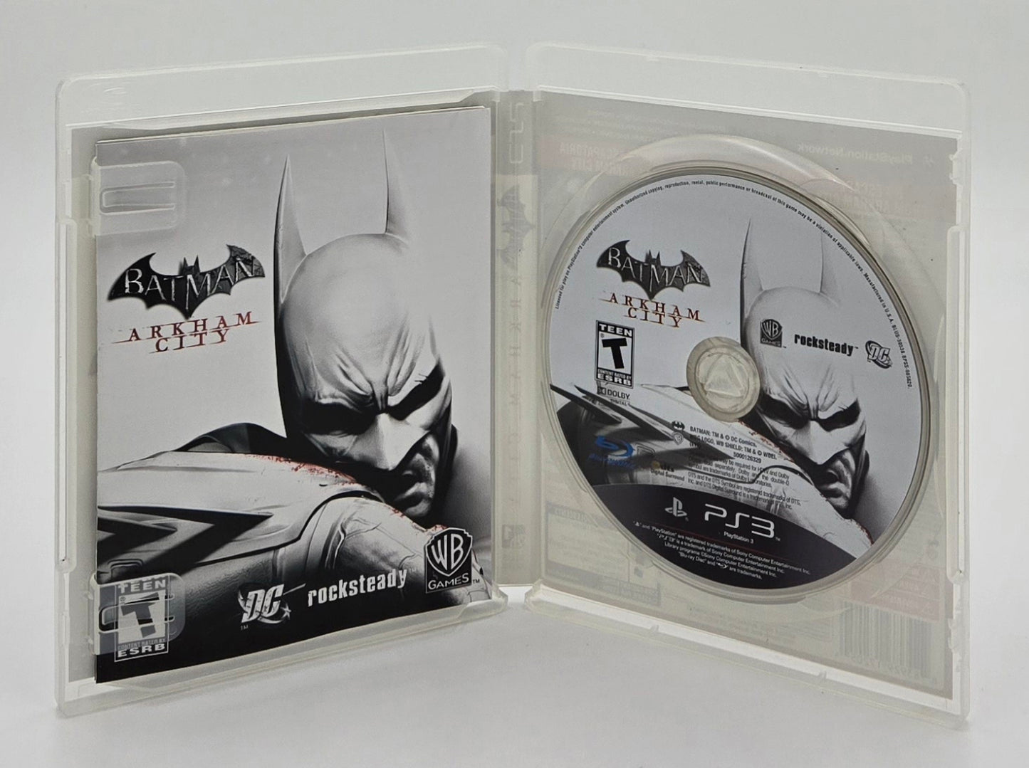 2011 Batman: Arkham Asylum Playstation 3 Video Game Disc In Box