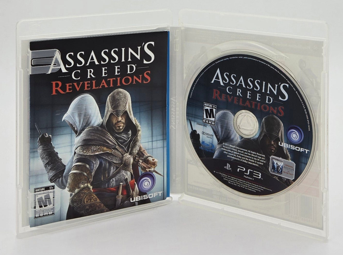 2011 Assassin's Creed: Revelations Playstation 3 Video Game Disc In Box