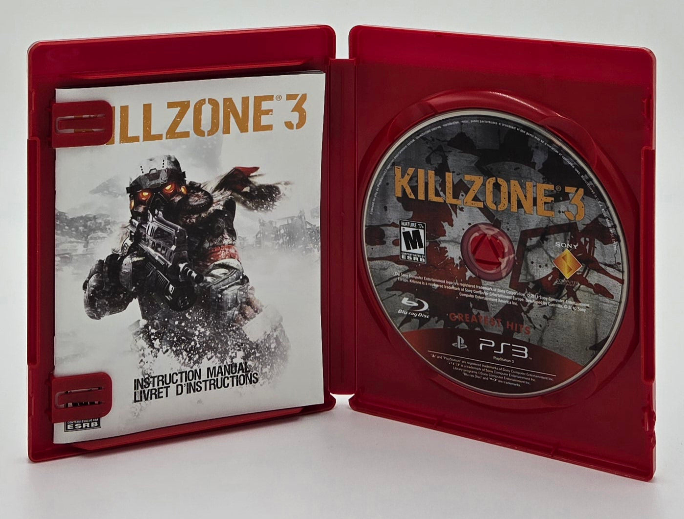 2013 Sony Killzone 3 Greatest Hits Edition Playstation 3 Video Game Disc In Box