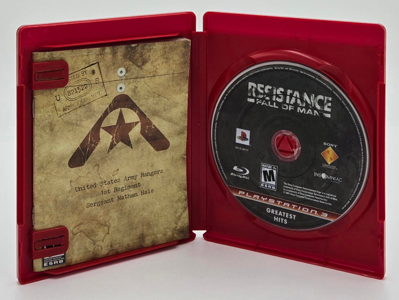 2006 Sony Resistance: Fall of Man Greatest Hits Edition Playstation 3 Video Game Disc In Box