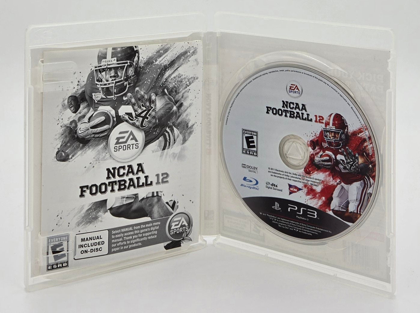 EA Sports NCAA Football '12 Playstation 3 Video Game Disc In Box