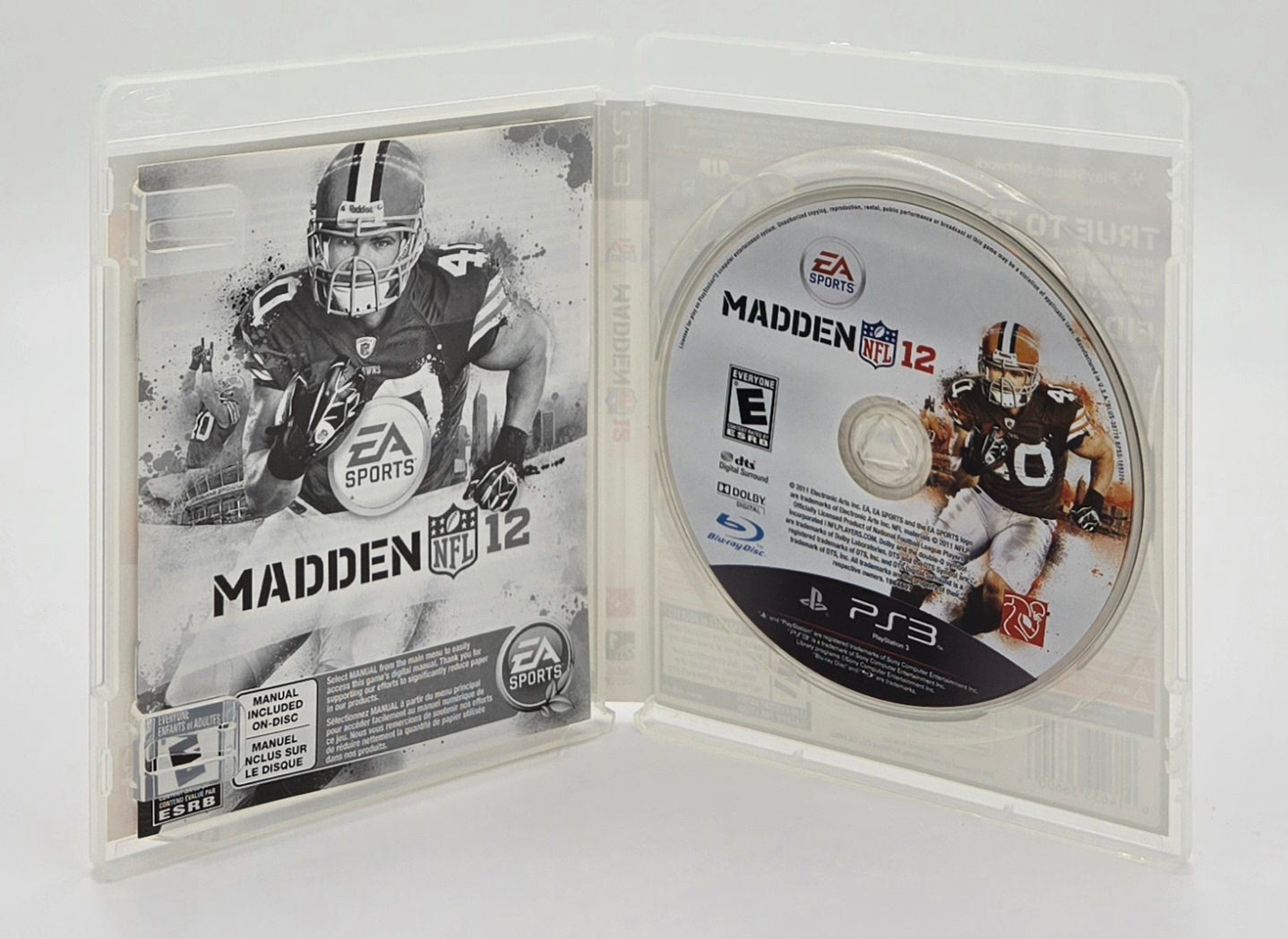 EA Sports Madden NFL '12 Playstation 3 Video Game Disc In Box