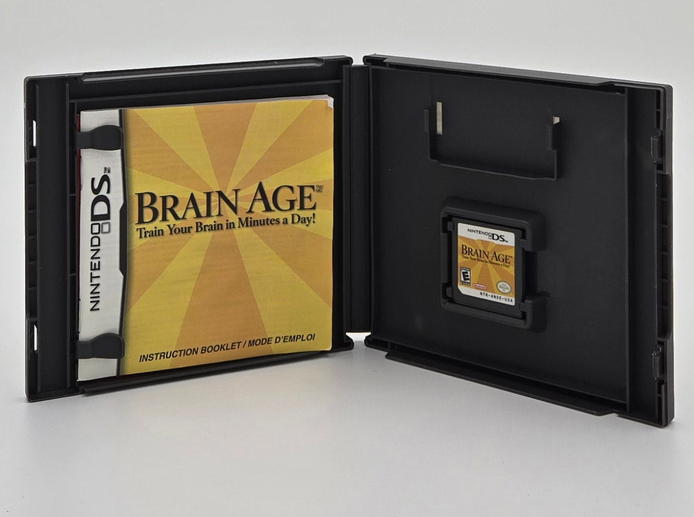 2005 Nintendo Brain Age DS Video Game Cartridge In Box