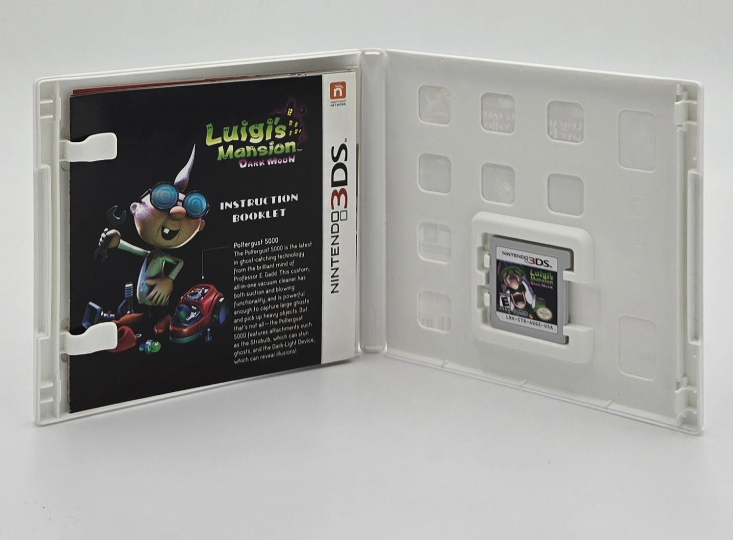 2013 Nintendo Luigi's Mansion: Dark Moon 3DS Video Game Cartridge In Box