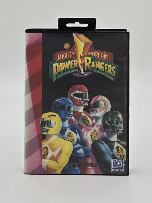 1994 Mighty Morphin' Power Rangers Sega Genesis Video Game Cartridge In Box