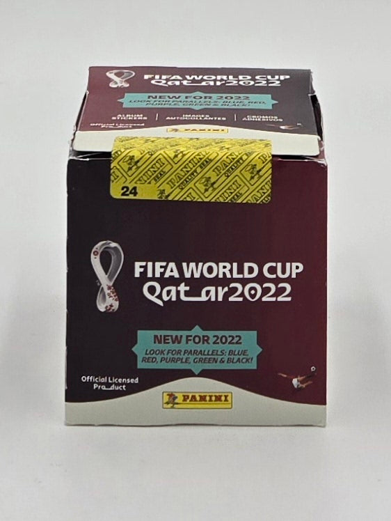 2022 FIFA World Cup Soccer Stickers Qatar (50 Packs) 250 Stickers