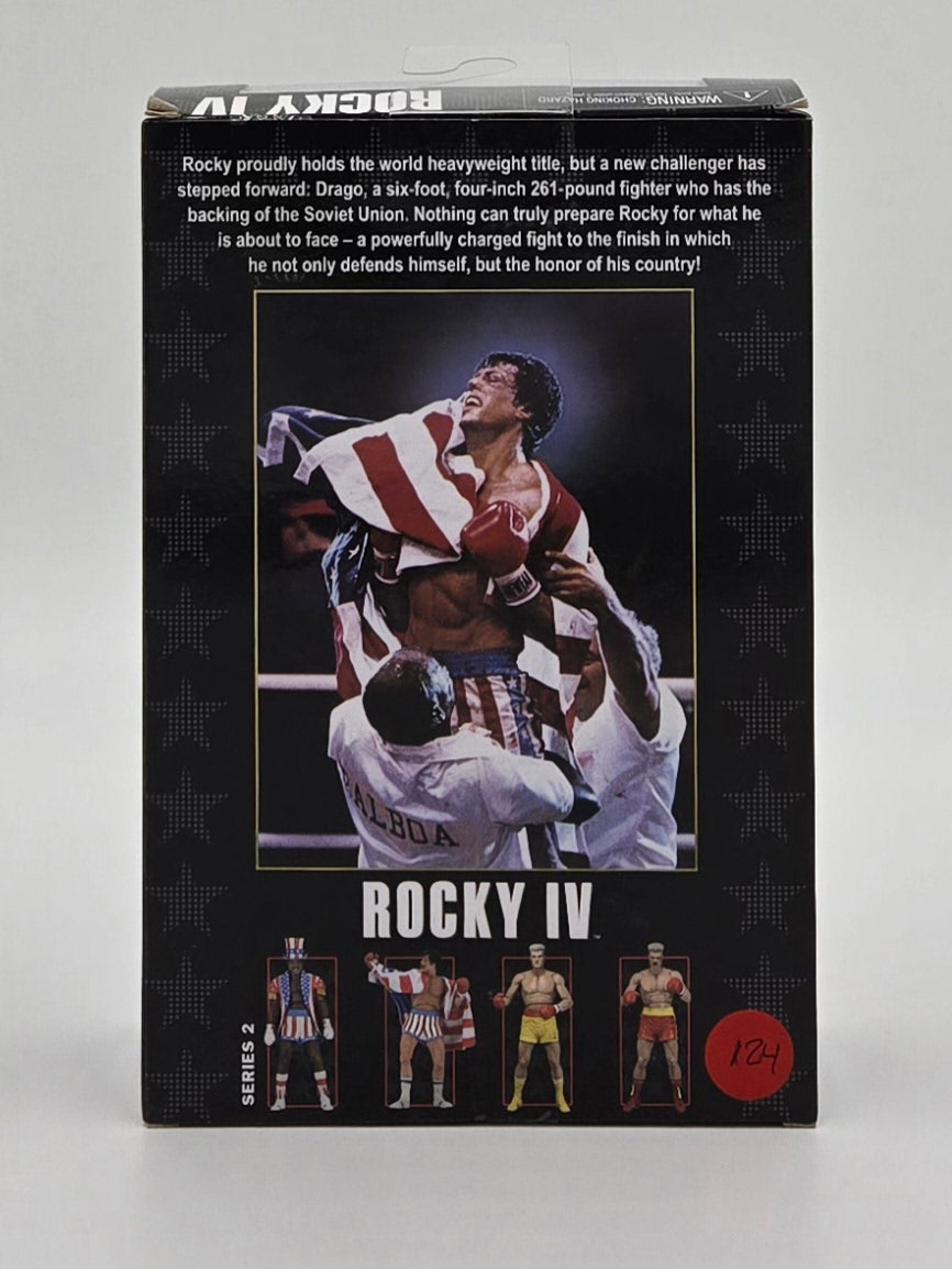 NECA Reel Toys Rocky IV Rocky 40th Anniversary Series 2 Apollo Creed Action Figure