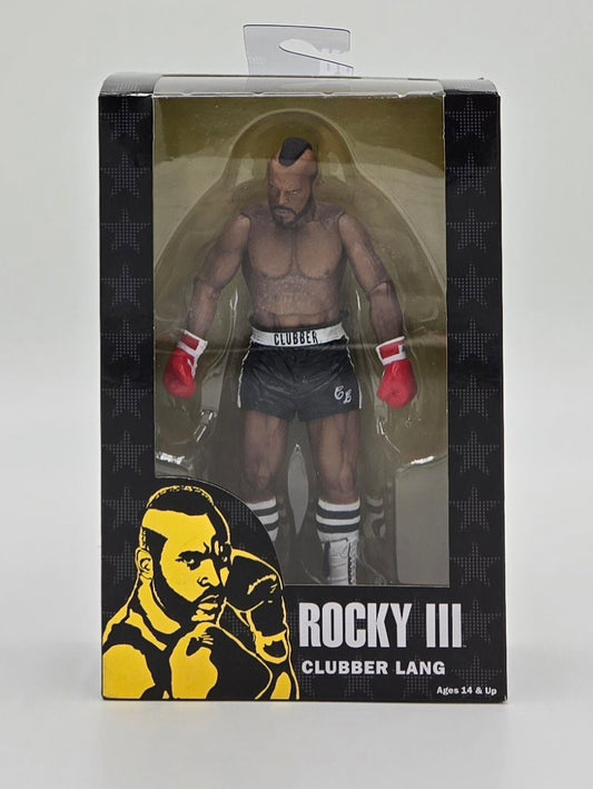 NECA Reel Toys Rocky III Rocky 40th Anniversary Series 1 Clubber Lang Action Figure