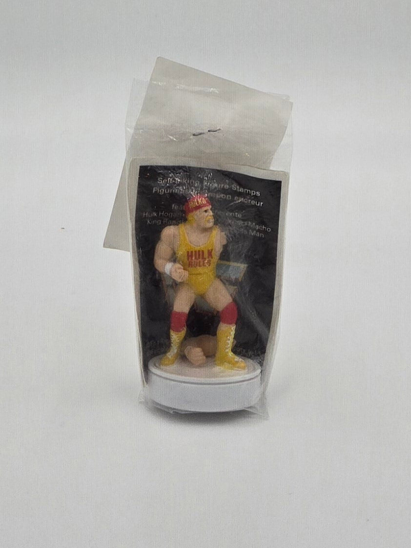 1980s WWF Titan Sports Hulk Hogan Self-Inking Figure Stamp - Damaged