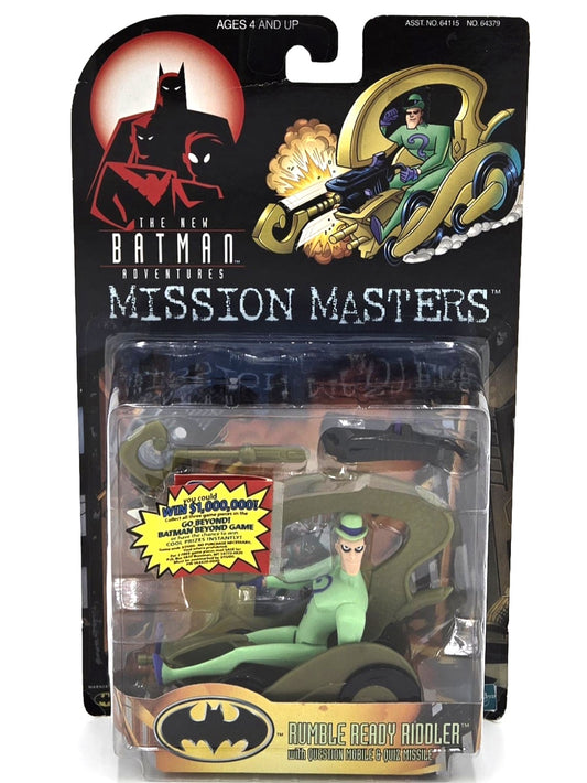 1999 Hasbro The New Batman Adventures Mission Masters Rumble Ready Riddler Action Figure