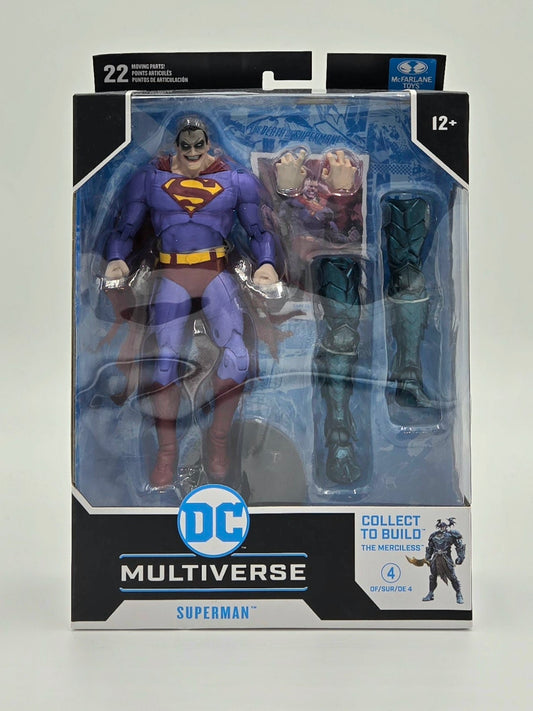 McFarlane Toys DC Multiverse Superman (The Infected) Action Figure with Collect to Build The Merciless Part 4