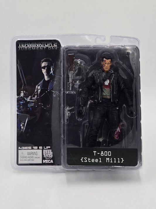 NECA Reel Toys Terminator 2: Judgement Day T-800 (Steel Mill) Arnold Schwarzenegger Action Figure