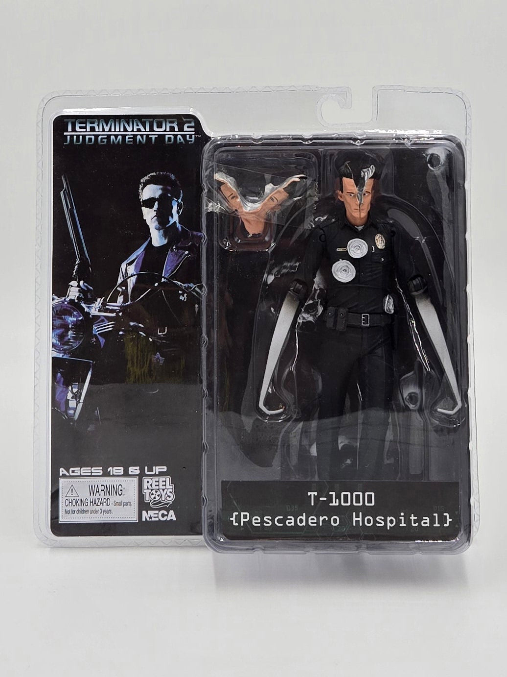 NECA Reel Toys Terminator 2: Judgement Day T-1000 (Pescadero Hospital) Robert Patrick Action Figure