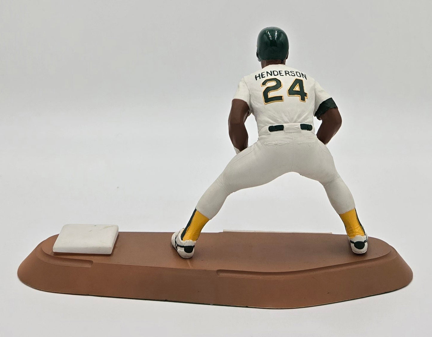 Rickey Henderson Hand Painted Signed Collectible Porcelain Statue Figure JSA Certified