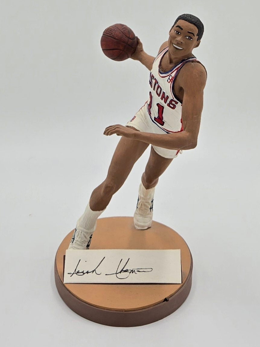 Isaiah Thomas Signed Hand Painted Collectible Porcelain Statue Figure JSA Certified