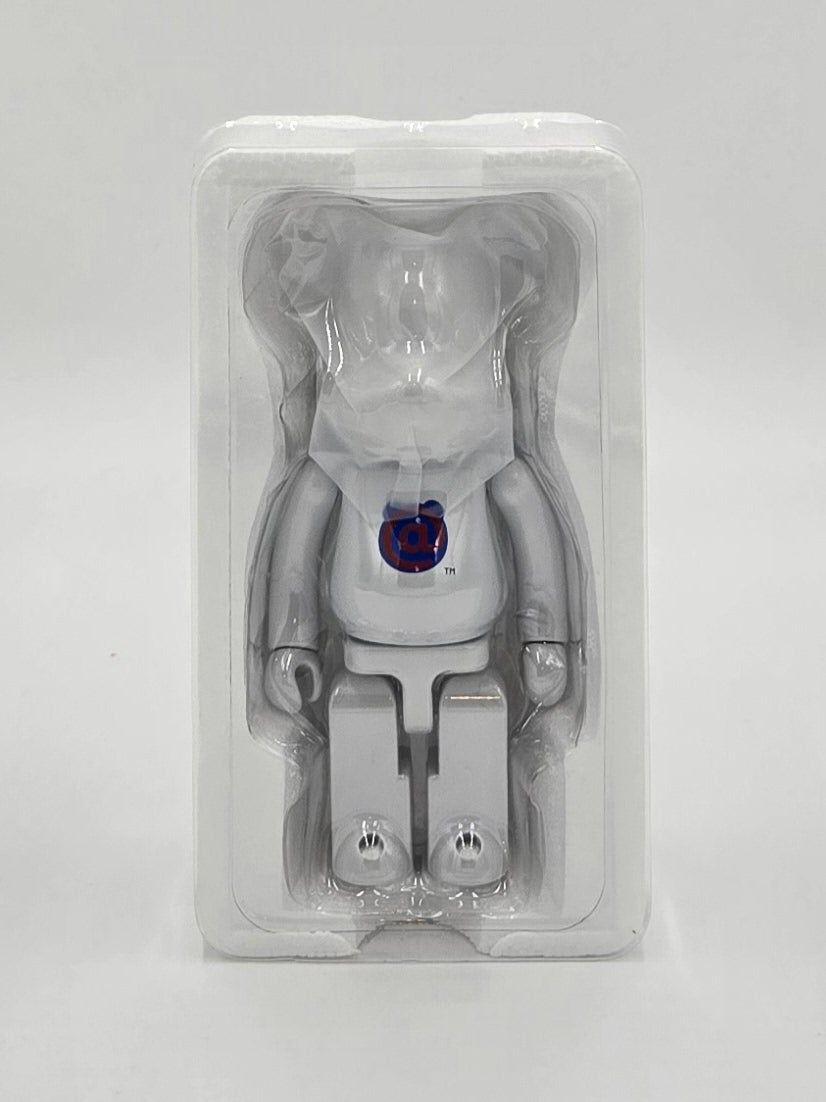 Bearbrick 20th Anniversary 1st Model White Chrome Version Collectible Figure