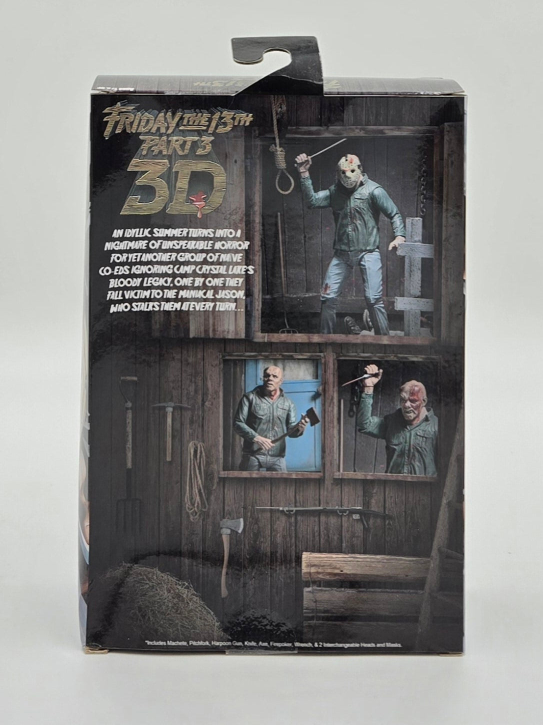 NECA Reel Toys Friday the 13th Part III 3D Ultimate Jason Voorhees Action Figure