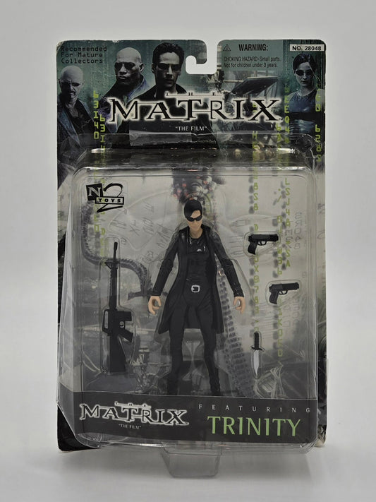 1999 N2 Toys The Matrix Trinity with Coat Action Figure